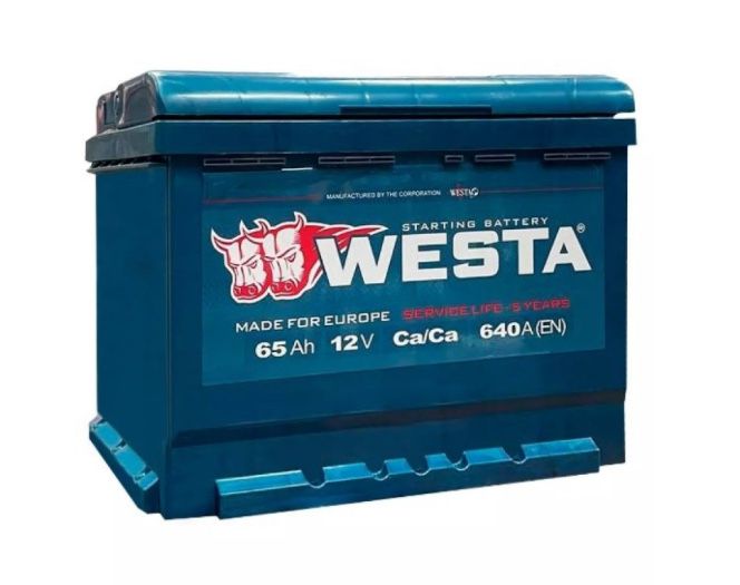 Автомобільний акумулятор WESTA 6CT-65Аh АзЕ