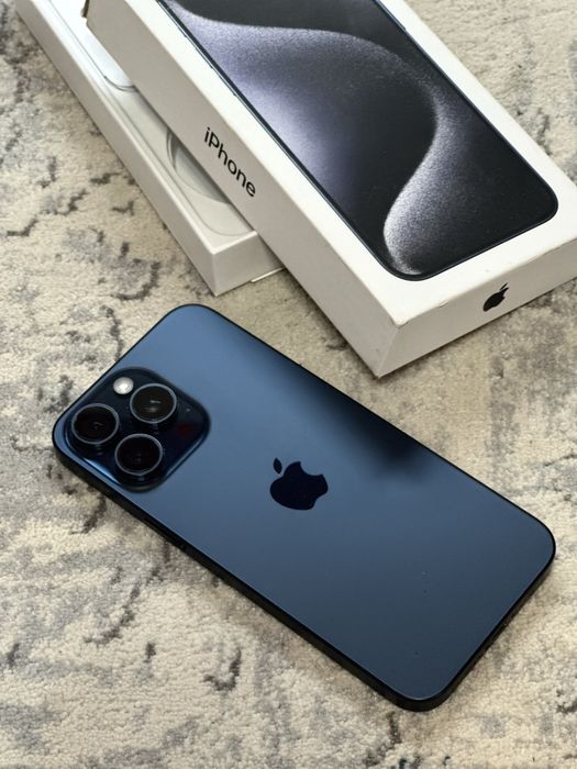 Ідеальний стан Iphone 15 pro max 256 gb blue titanium