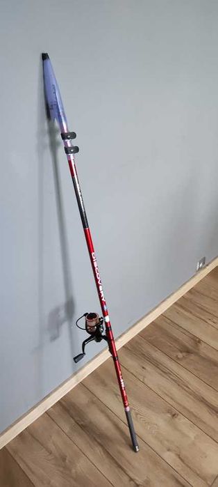 wyjątkowa wędka TELE match 3.9m + kołowrotek OKAZJA