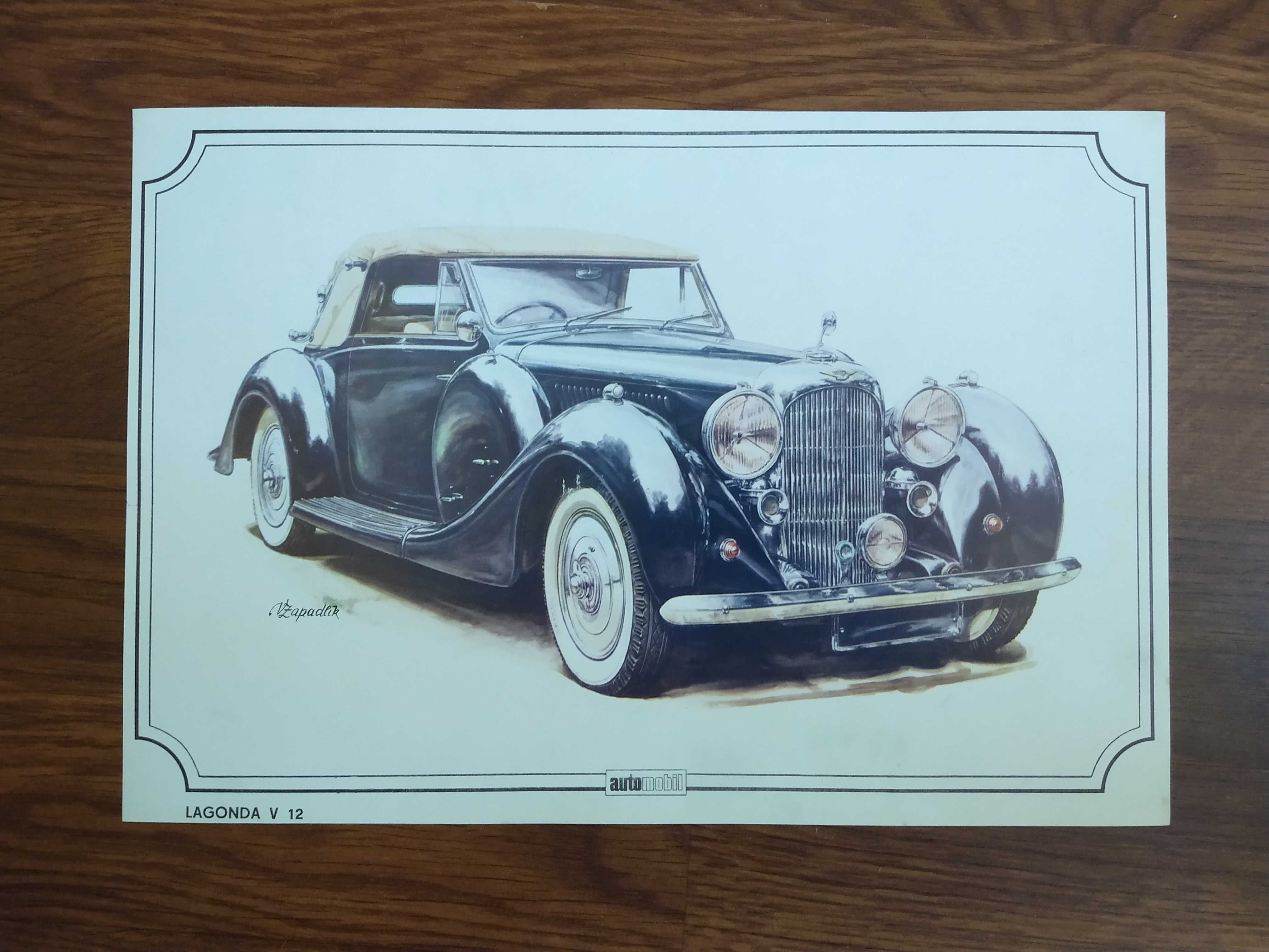Lagonda V12 - plakat, poster