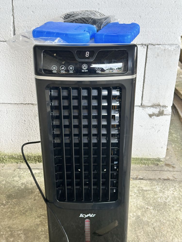 Klimatyzator zimna woda lód wentylator