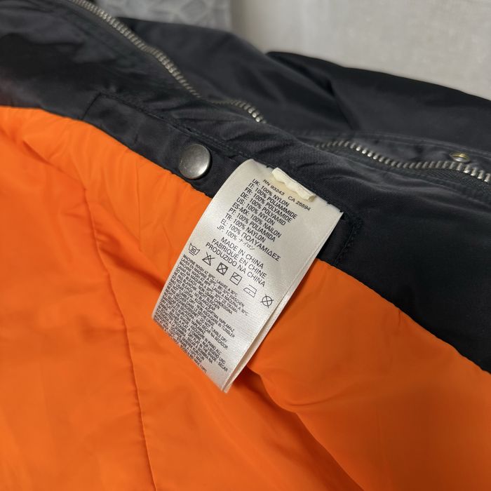 Нейлонова куртка бомбер чорна з коміром diesel black gold 48 m