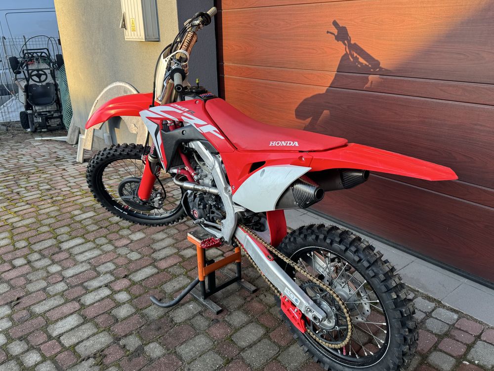 Honda CRF 250 R 2018 r. Wydech HGS 3 mapy zaplony. Rozrusznik