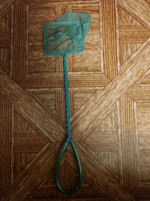 Сачок для рыбки  зеленый