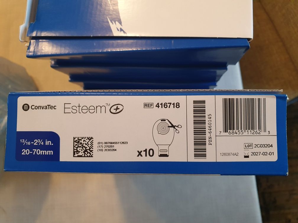 Worki stomijne Convatec Esteem 20-70 mm nowe