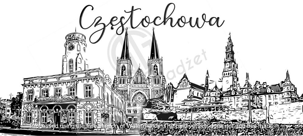 Kubek Częstochowa, Prezent, Pamiątka z Częstochowy!! Jasna Góra