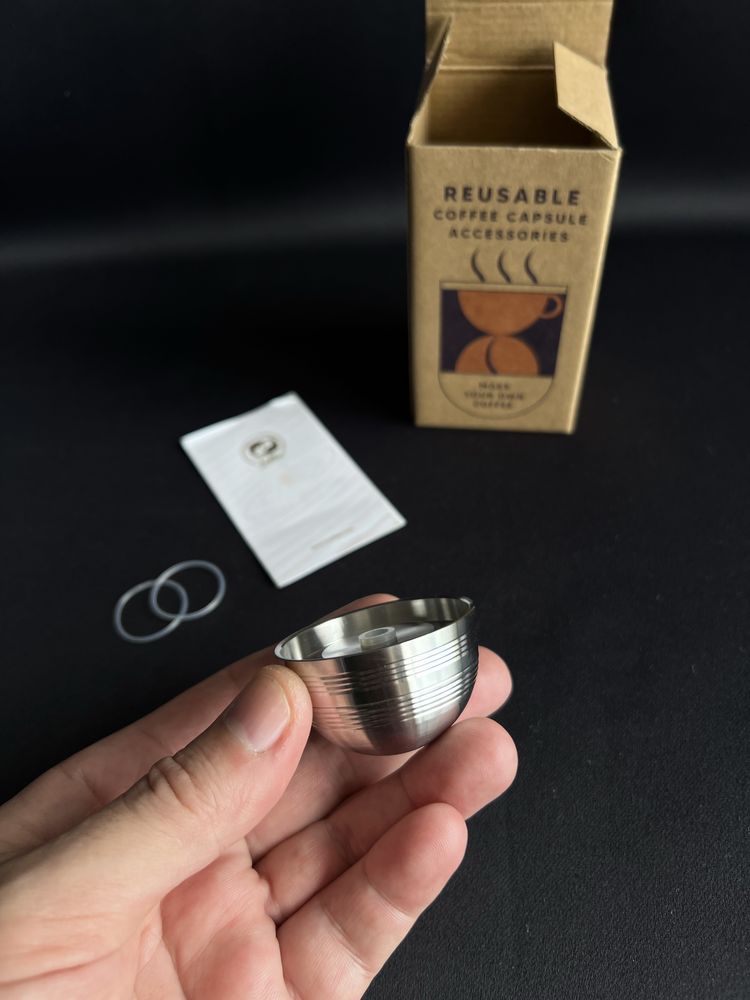 Металева кавова капсула Nespresso Vertuoline Next