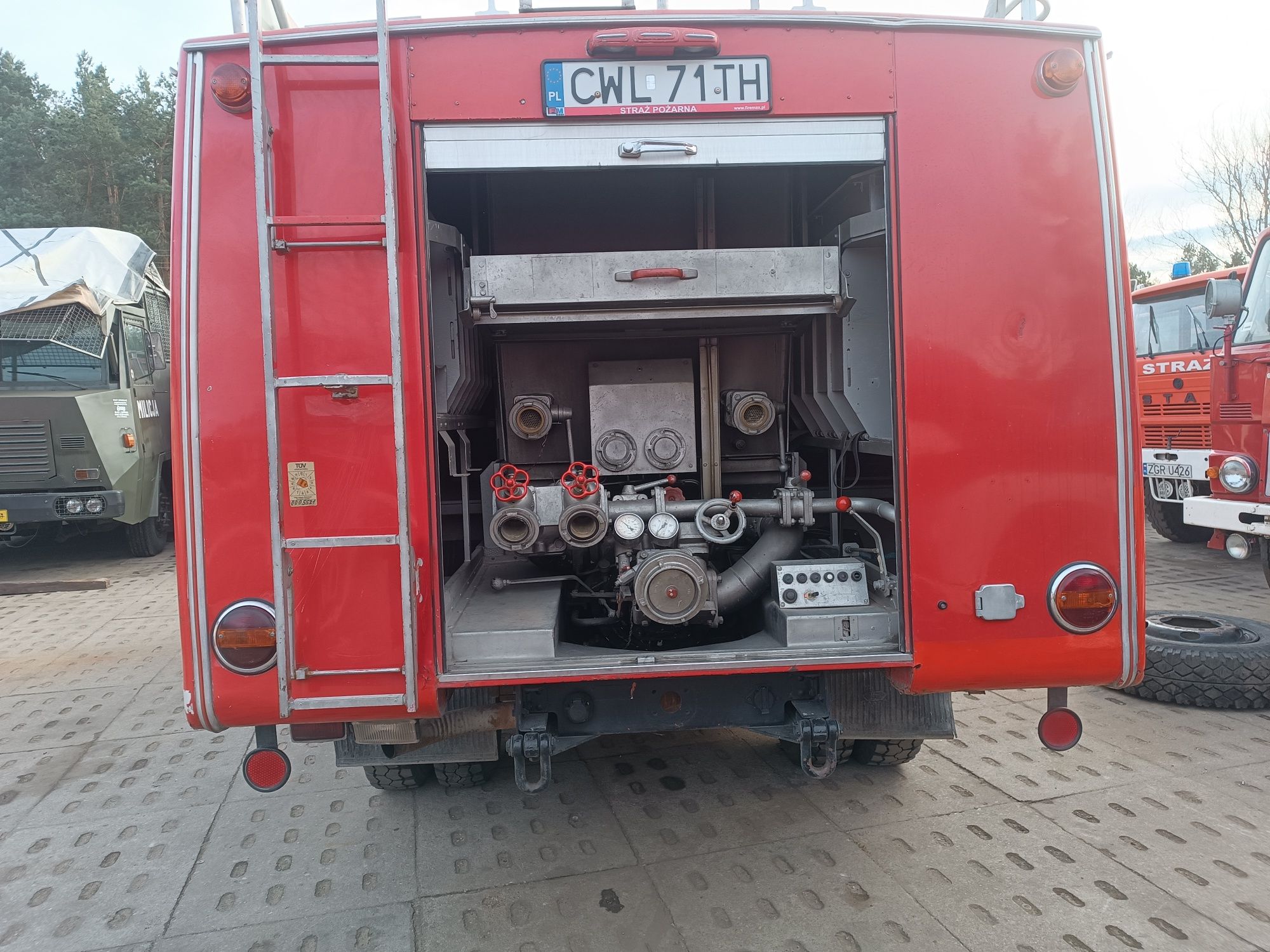 Magirus Deutz 170d11 zadbany straż 4x4 , GBA 2,5/16