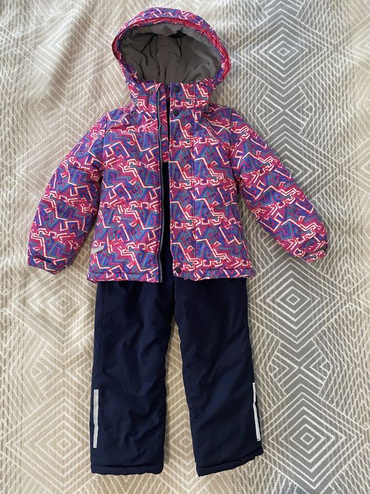 Зимовий дитячий комплект куртка + комбінезон