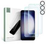 2x Szkło hartowane na ekran + Szkło na obiektyw do Samsung Galaxy S23