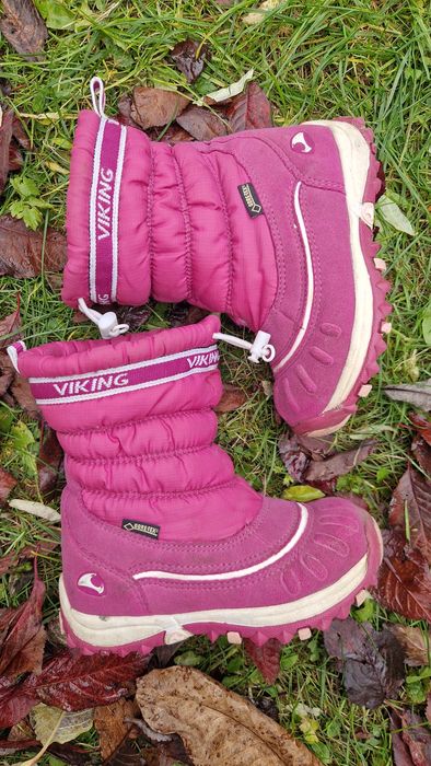 zimowe buty śniegowce dla dziewczynki Viking 26 goretex
