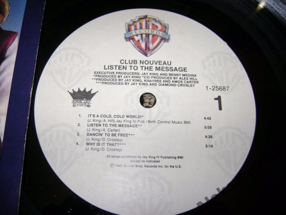 Пластинка Club Nouveau "Listen to the Message" LP