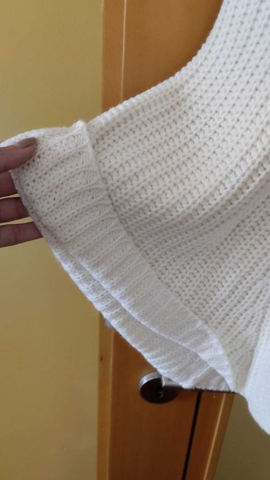 Poncho branco C/ PORTES