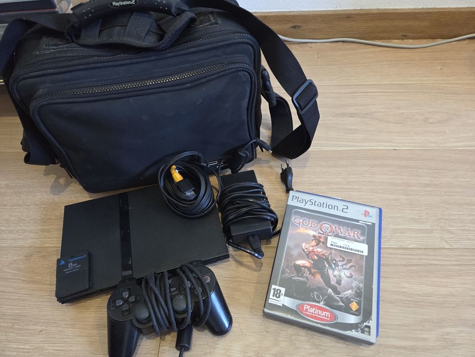 PS2 completa com mala PS2