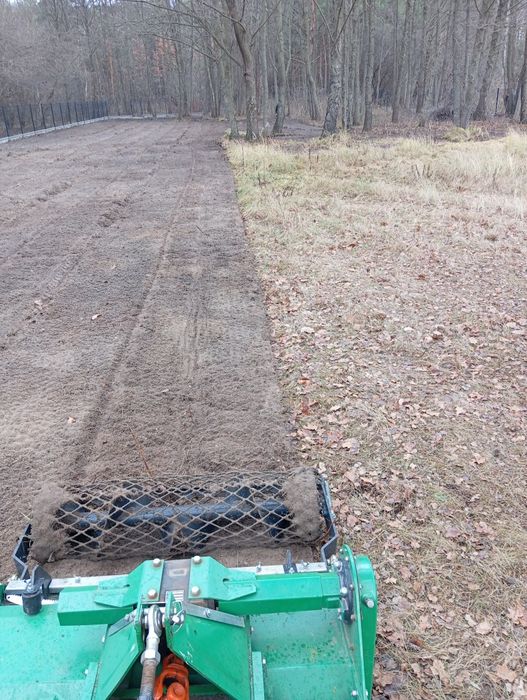 Glebogryzarka separacyjna , niwelacja terenu , koszenie trawników .