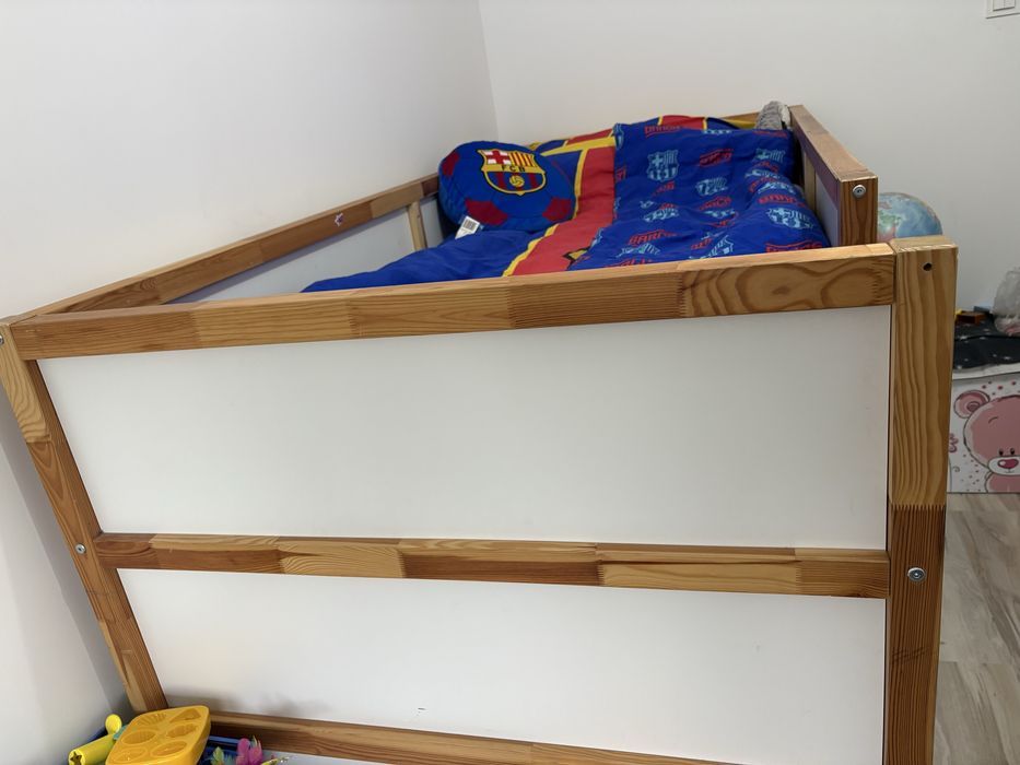 Łóżko pietrowe kura ikea baldachim dla dzieci