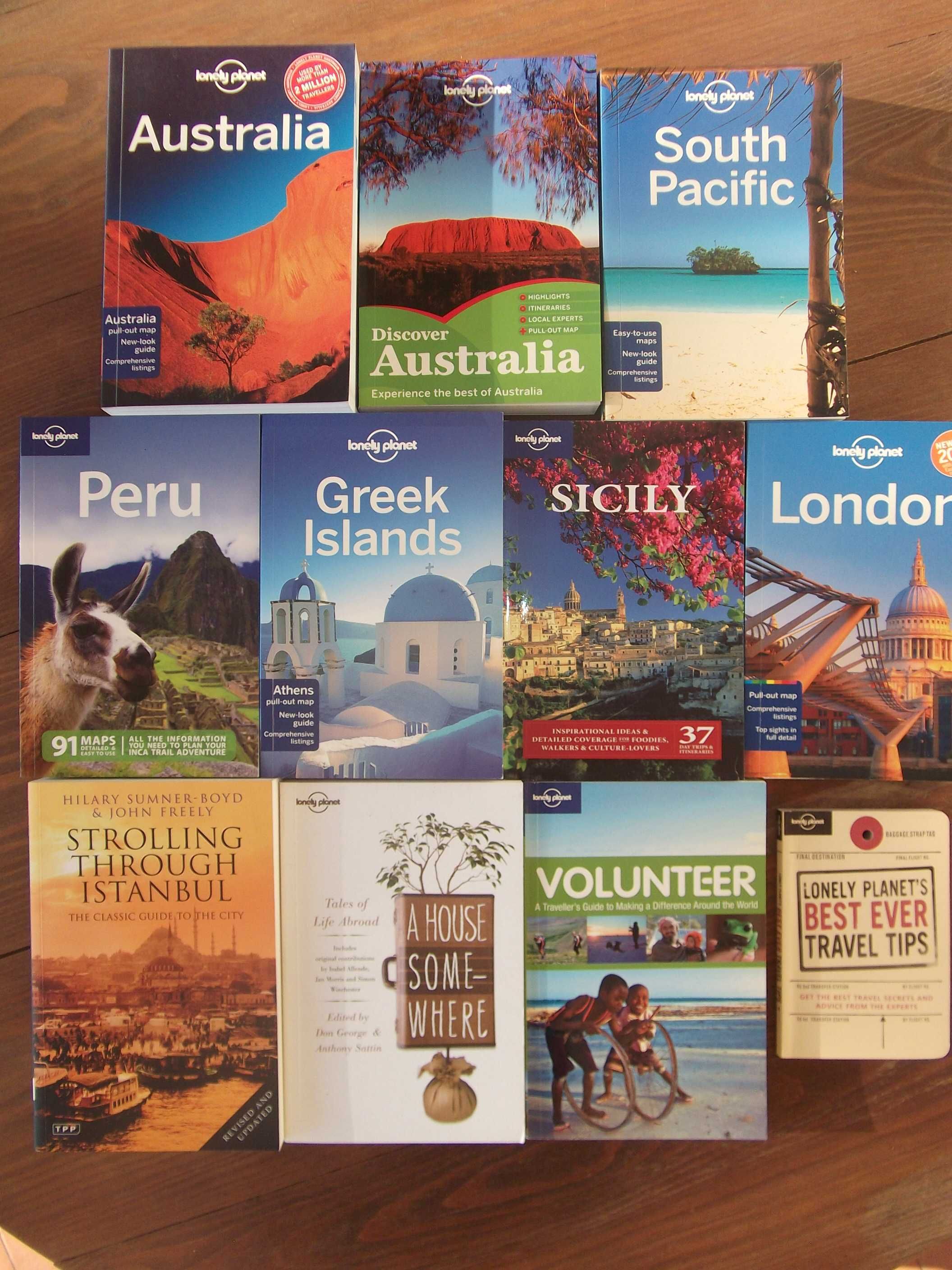 Livros guias viagem inglês / English books travel guides-Lonely Planet