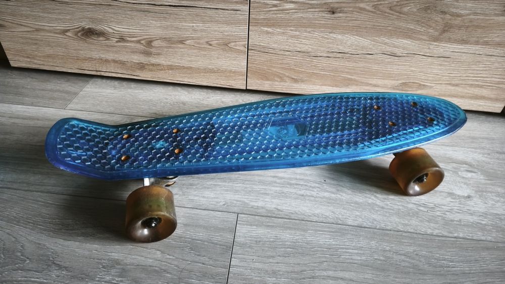Deskorolka fiszka pennyboard niebieska