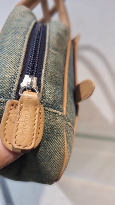 Torba dżinsowo-skorzana Dior