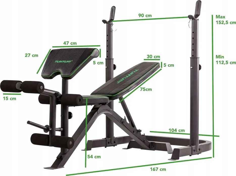 Лава для жиму і преса Tunturi WB50 Weight Bench