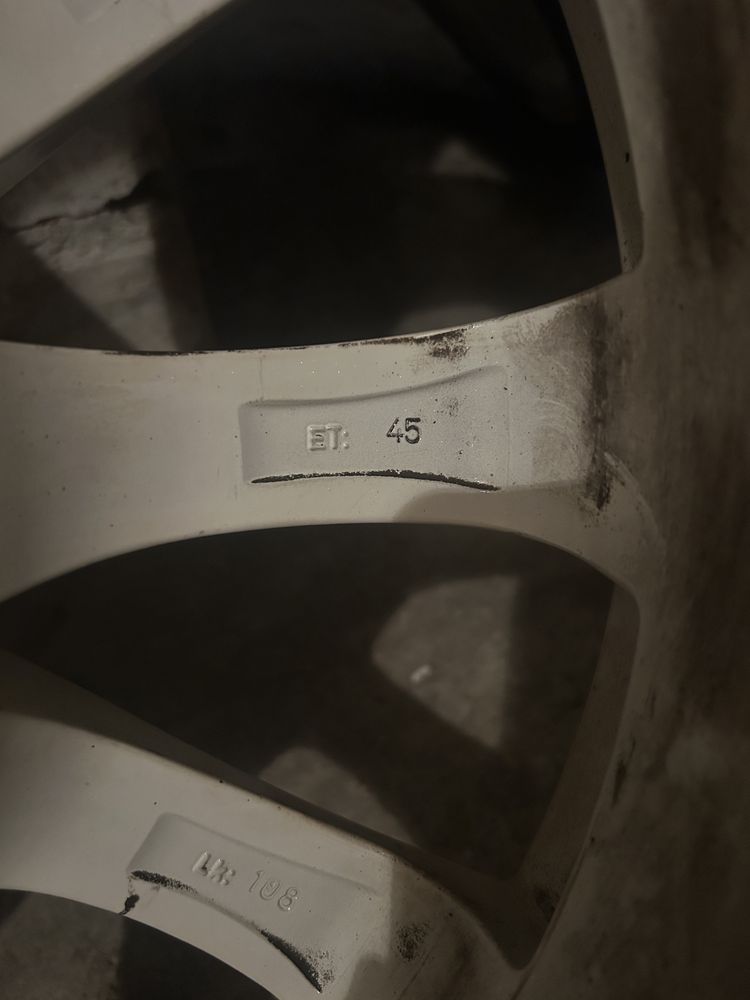 Sprzedam koła aluminiowe 5x108 ford mondeo mk4 et45 18”