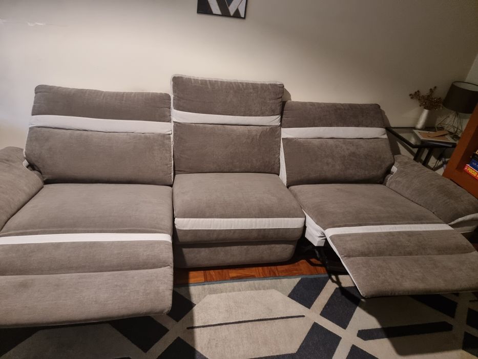 Sofá 3 lugares elétrico