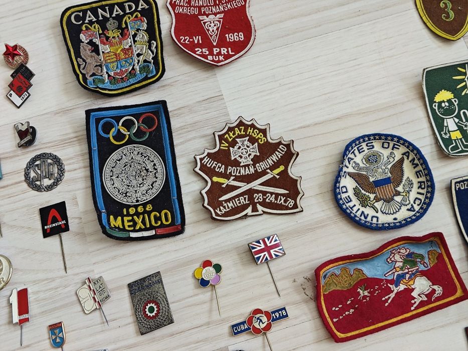 Kolekcja wpinek 90 sztuk_wpinka przypinka