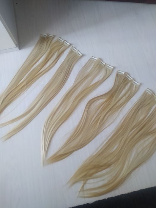 Włosy blond dopinki nowe