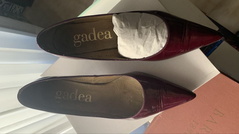 Lote de sapatos vermelho salto 38