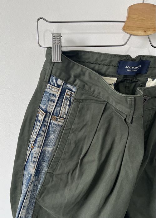 Scotch & Soda spodnie chino zielone W31 L32