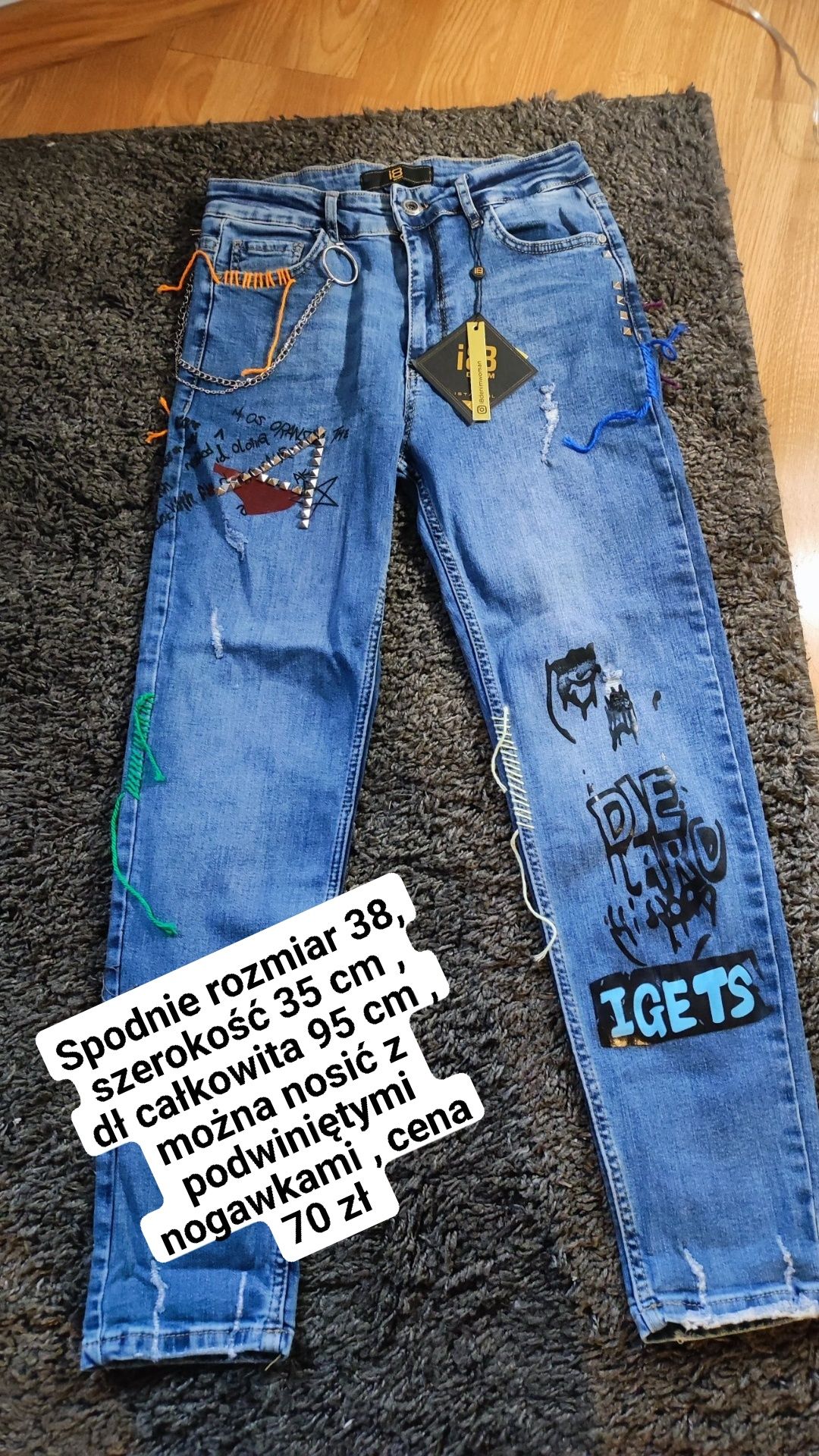 Spodnie jeansowe Nowe z metką