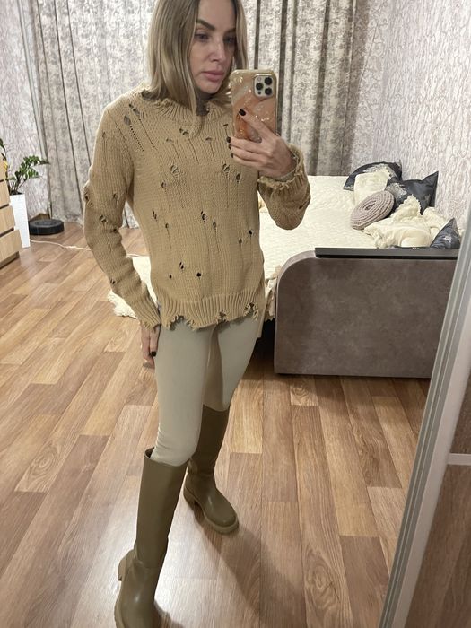 Свитер zara в лырку