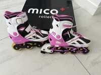 Rolki regulowane MICO+ Flash Lady 37-40