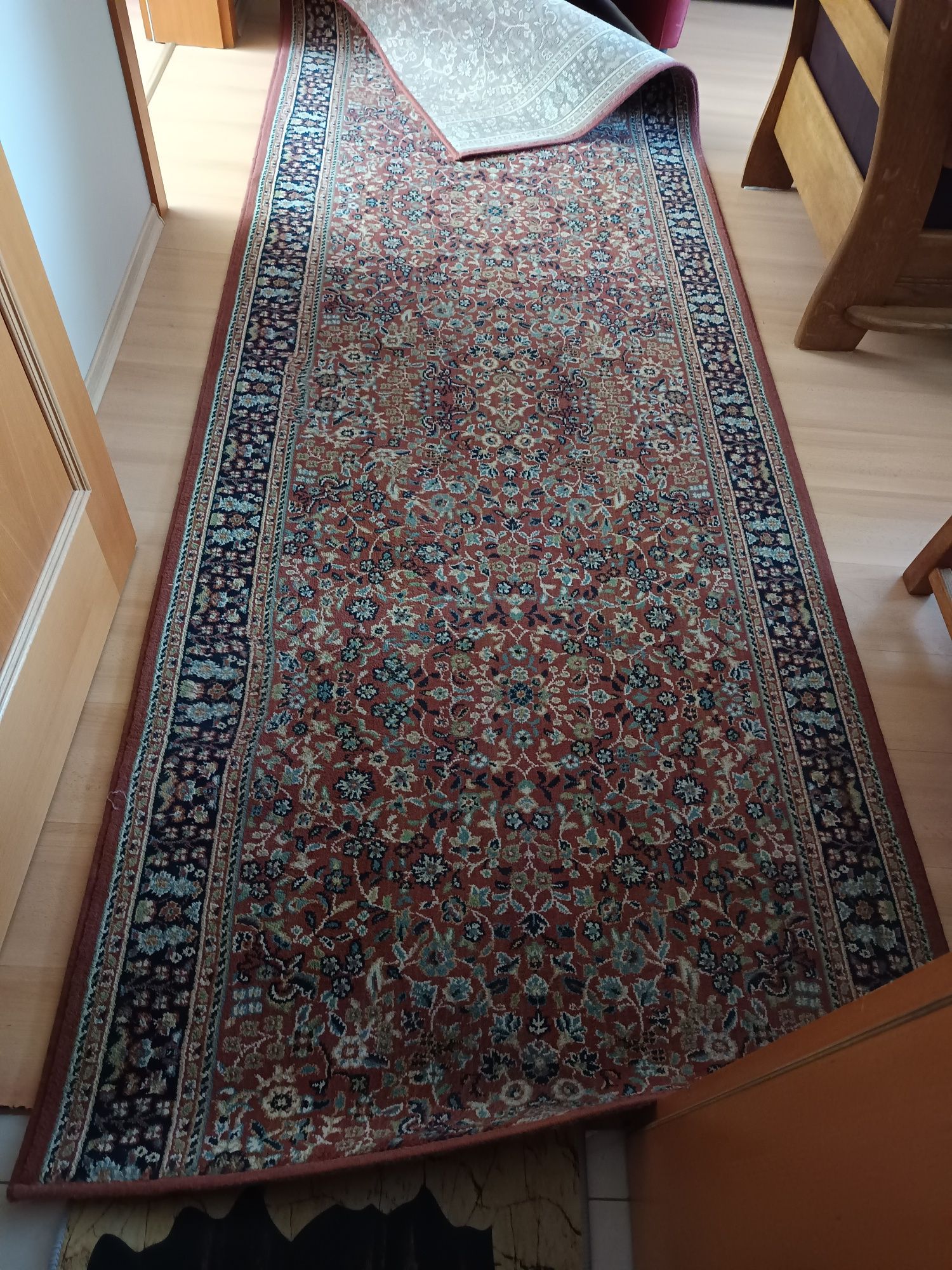 Dywan , chomik 120/ 350 / 1 cm. Porządny wełniany w super stanie