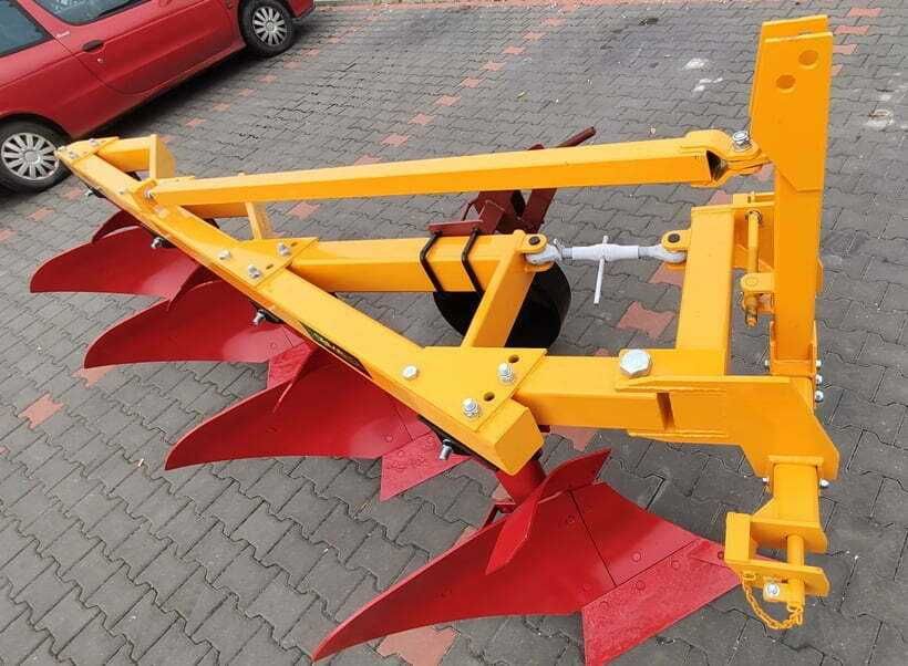 PŁUG jedno-belkowy 4 ZAGONOWY podwyższany 35cm