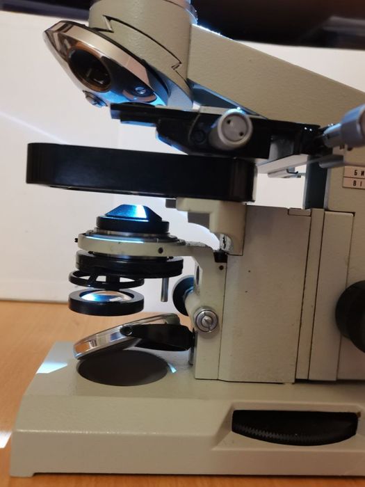 Дорожный монокулярный  микроскоп Биолам Д-11, ЛОМО, в идеальном сост.