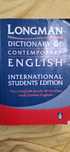 Longman dictionary of contemporary English