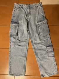 Spodnie męskie cargo jeans W30 L32 Cropp