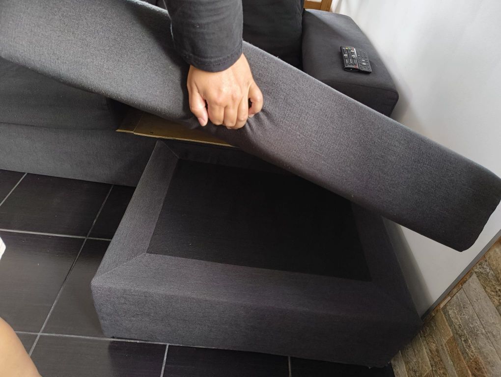 Sofá chaise longue 3 lugares