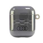 Etui Audi IML Geometric Pattern na AirPods 1 / 2 - szare
