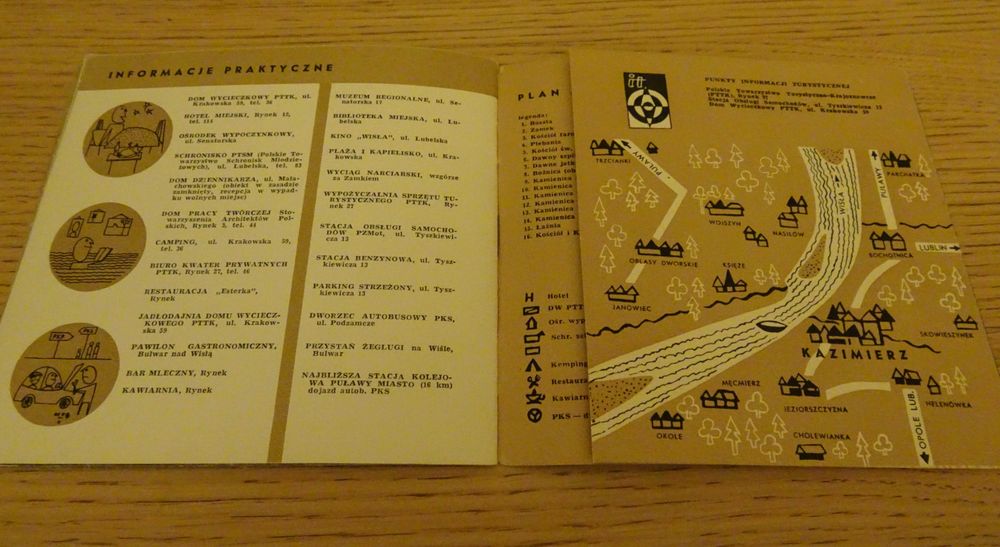 "Kazimierz Dolny" Henryk Gawarecki przewodnik 1967, PRL
