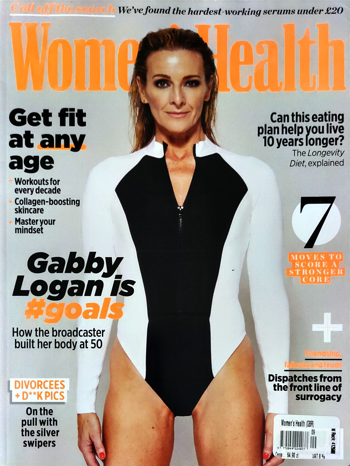 Women's Health 10/23 Gabby Logan 50+ zdrowie uroda moda fit życie