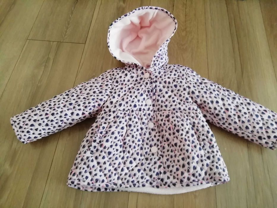 Sprzedam kurtkę płaszczyk jesienny z polarkiem cool club Smyk 74