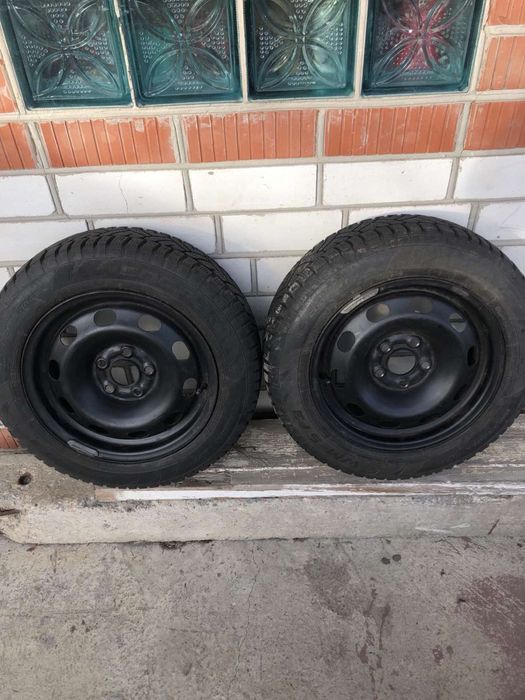 2 колеса з дисками polo/skoda/seat зима /торг