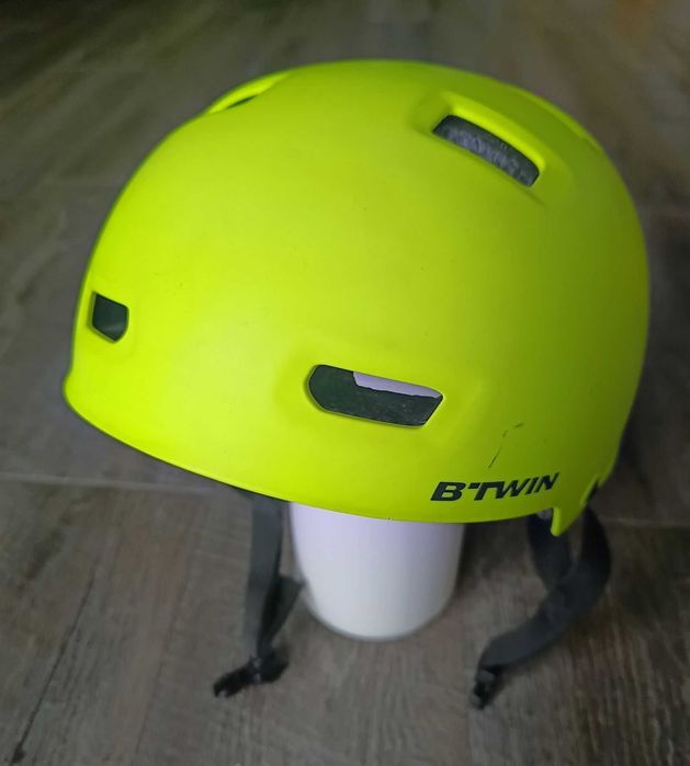 Kask rowerowy BTWIN Teen 520 Fluo S (52-55cm) [2]