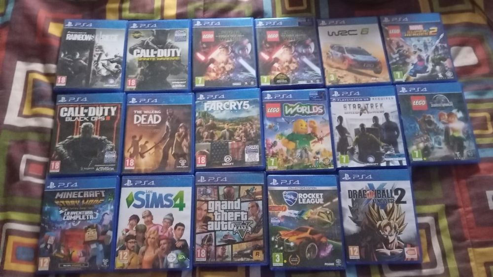 Vendo lote jogos ps4