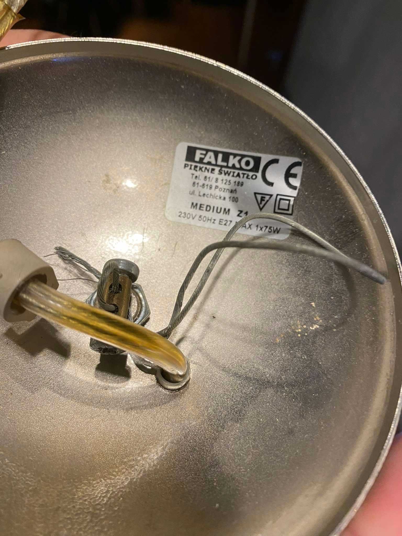 Szklana lampa Falko M