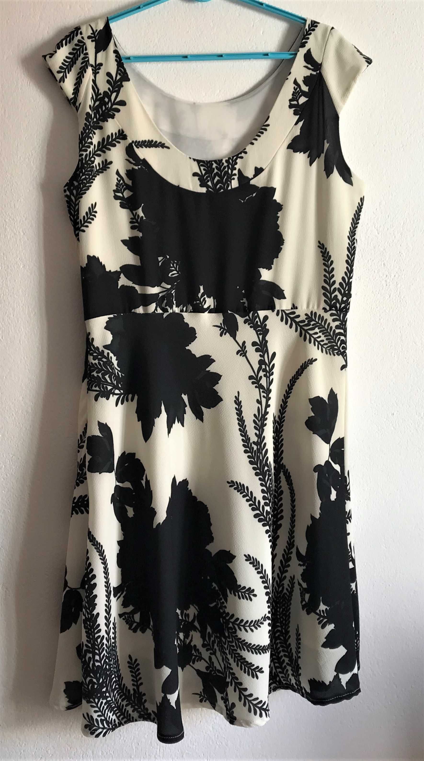 Vestido estampado Midi