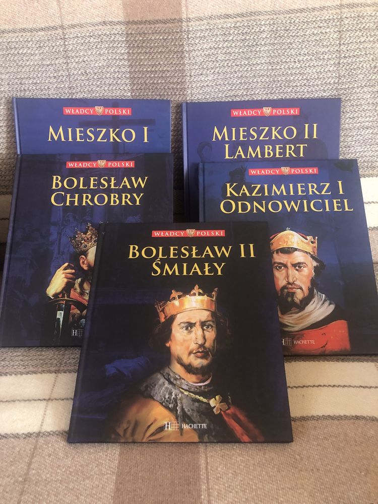 Władcy Polski - kolekcja tomy 1-5, od Mieszka I do Bolesława Śmiałego