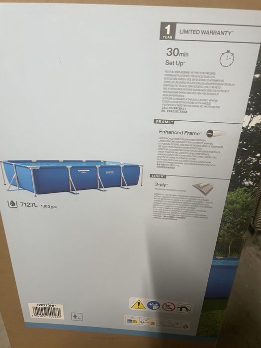 Basen 4,50x 2,20 wysokość 84